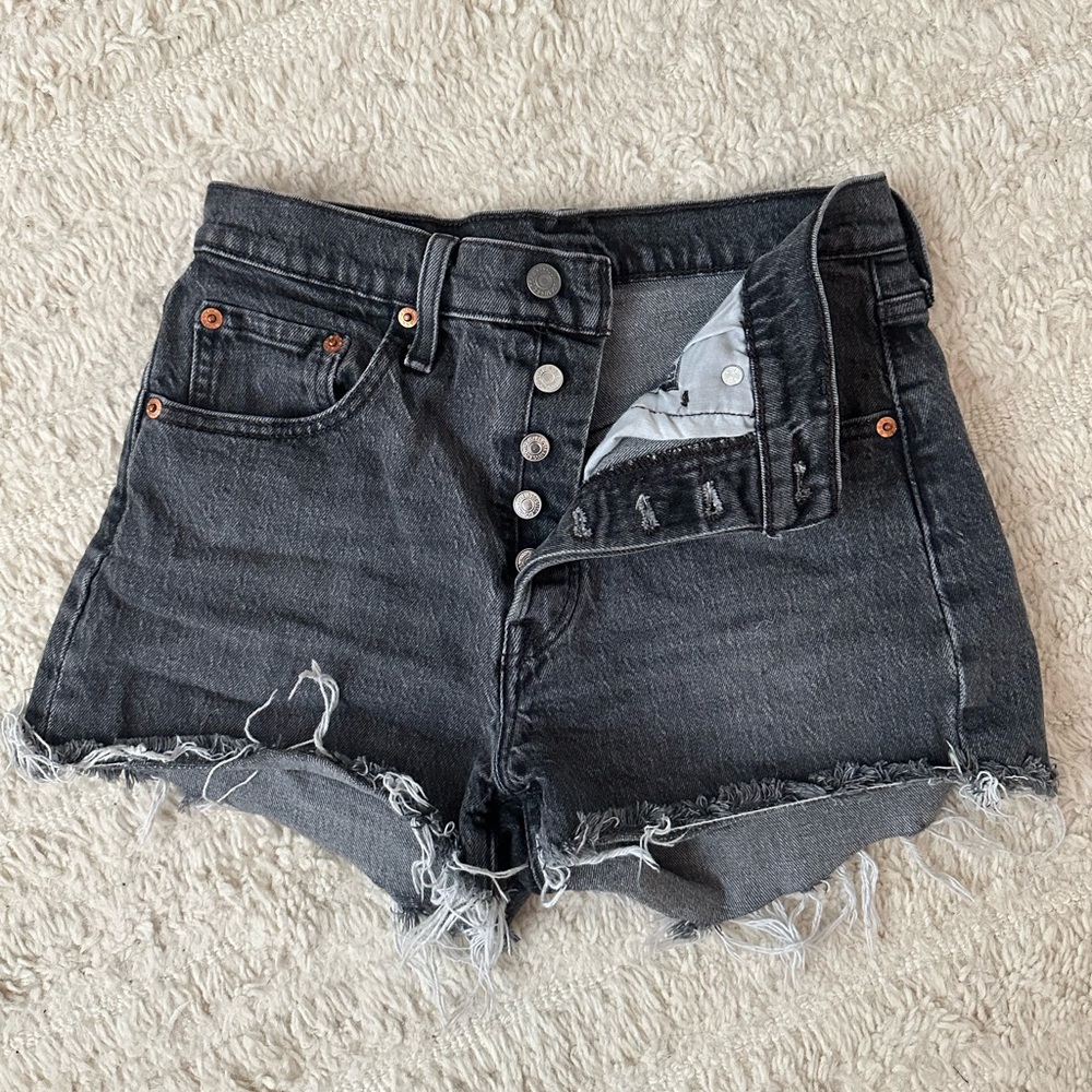 Levi Strauss High Waisted Jean Shorts